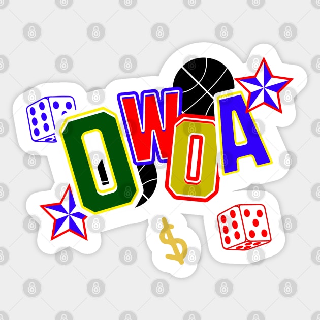 OWOA Lucky Vibes Sticker by One Way Or Another
